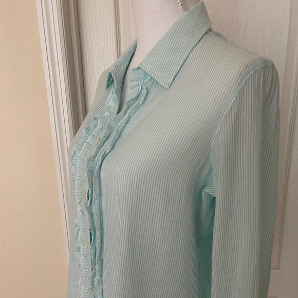 Additions by Chico's Woman’s Shirt, Cotton, Sz 2 - Picture 4 of 10